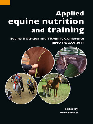 cover image of Applied equine nutrition and training